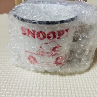 スヌーピー(SNOOPY)のSNOOPY スヌーピー　マグカップ　レッド　ゆったりマグカップ　新品(グラス/カップ)