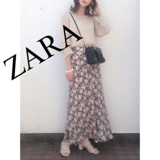 3/31までの限定出品 最終値下げ ZARA 完売 花柄スカート