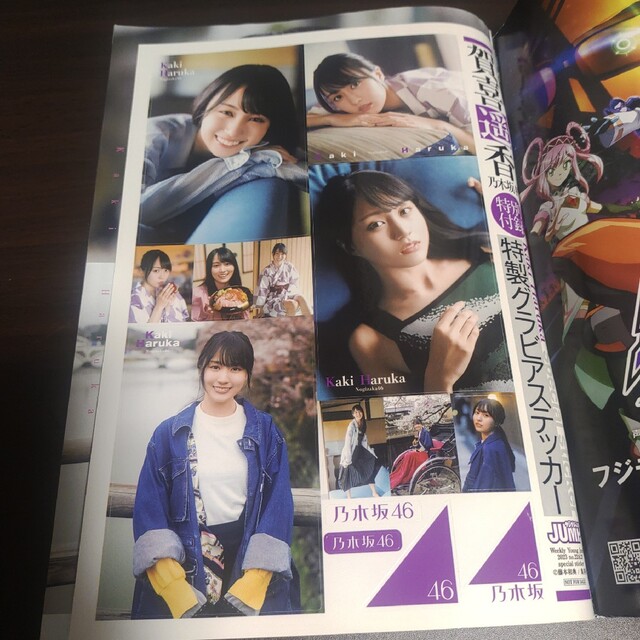 乃木坂46(ノギザカフォーティーシックス)の賀喜遥香   週刊ヤングジャンプ  22,23号   付録応募券無 エンタメ/ホビーの漫画(漫画雑誌)の商品写真