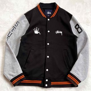 ステューシー(STUSSY)のステューシー Lサイズ コットン スタジャン クラウンロゴ(スタジャン)