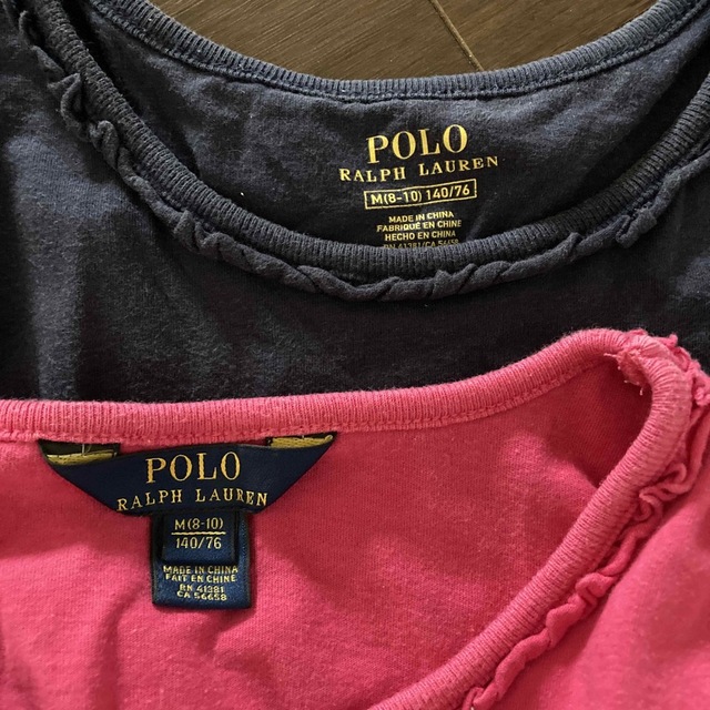 Ralph Lauren(ラルフローレン)のラルフローレン　カットソー　2枚 キッズ/ベビー/マタニティのキッズ服女の子用(90cm~)(Tシャツ/カットソー)の商品写真