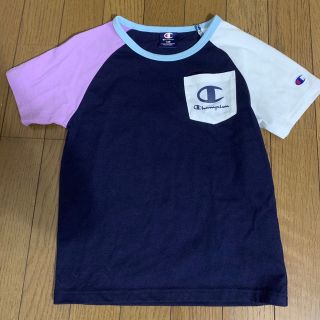 チャンピオン(Champion)のchampionキッズ Tシャツ （130　ネイビー）(Tシャツ/カットソー)