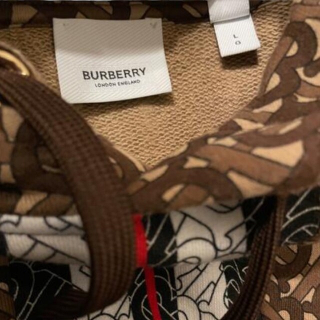 【超美品】BURBERRY バーバリー TBモノグラム プルオーバーパーカー