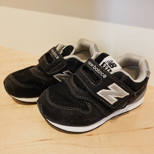 New Balance(ニューバランス)のニューバランス　スニーカー　14cm 黒　ブラック　ベビーシューズ IZ996 キッズ/ベビー/マタニティのベビー靴/シューズ(~14cm)(スニーカー)の商品写真