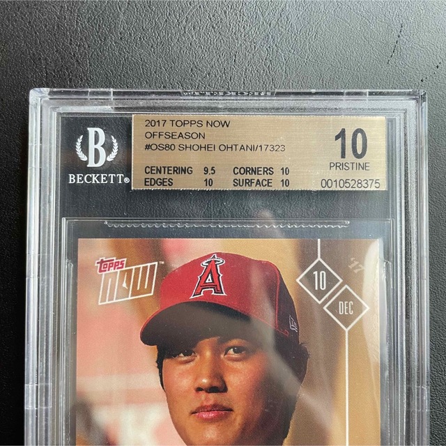 【BECKETT鑑定済 入団会見】大谷翔平 ルーキー カード topps now