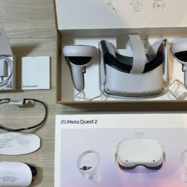 Meta Quest 2 メタクエスト2 128GB 4mケーブル付き 【新品】 50%割引