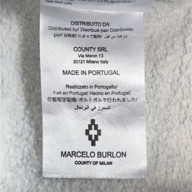 MARCELO BURLON(マルセロブロン)のMARCELO BURLON COUNTY OF MILAN パーカー　フーディ メンズのトップス(パーカー)の商品写真