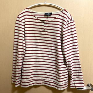 アーペーセー(A.P.C)のA.P.C ボーダーロンT(カットソー(長袖/七分))