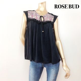 ローズバッド(ROSE BUD)のROSE BUD ノースリーブ トップス ブラウス＊シップス セレクトショップ(シャツ/ブラウス(半袖/袖なし))