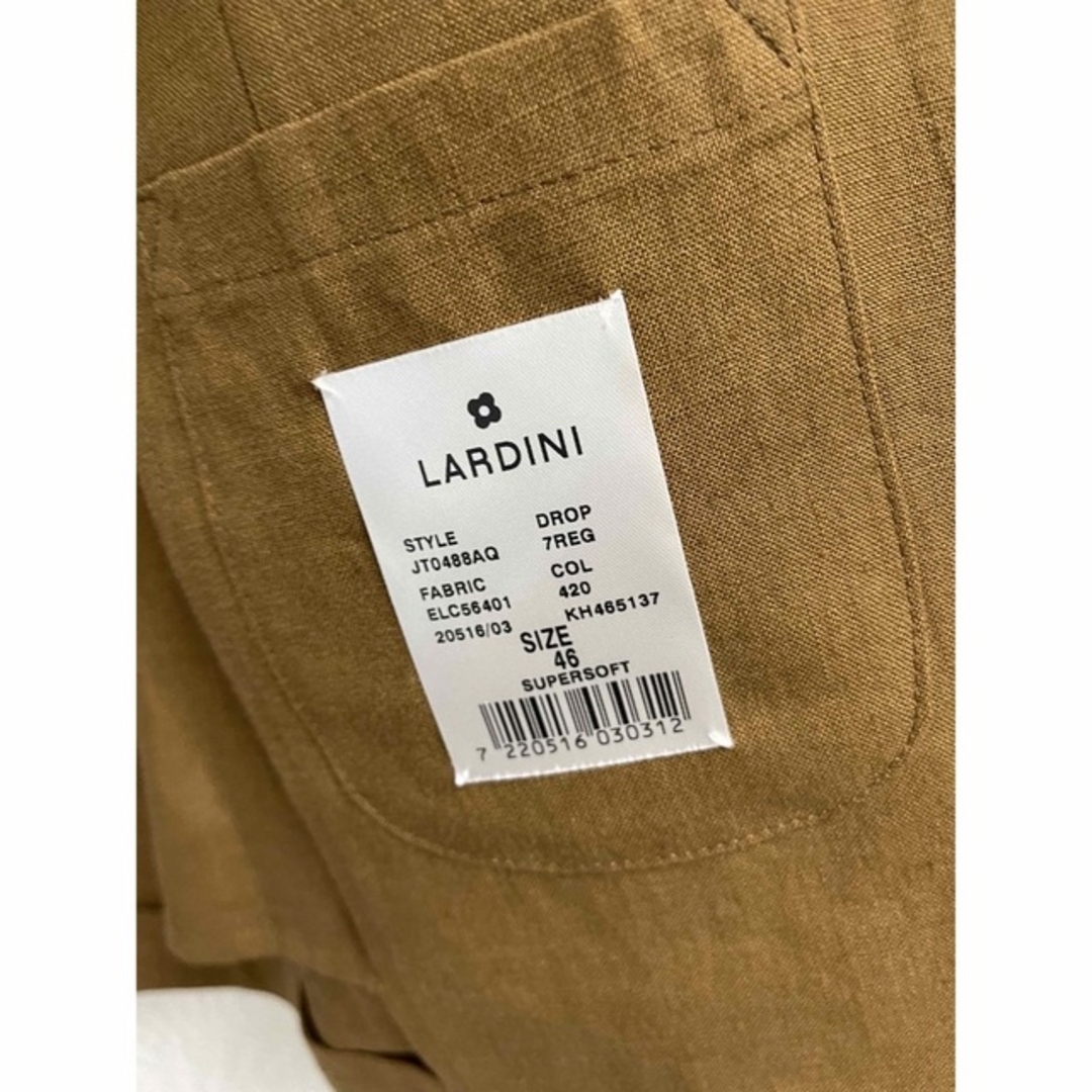 未使用 LARDINI  SARTORIA リネンスーツ サイズ 46 直し済