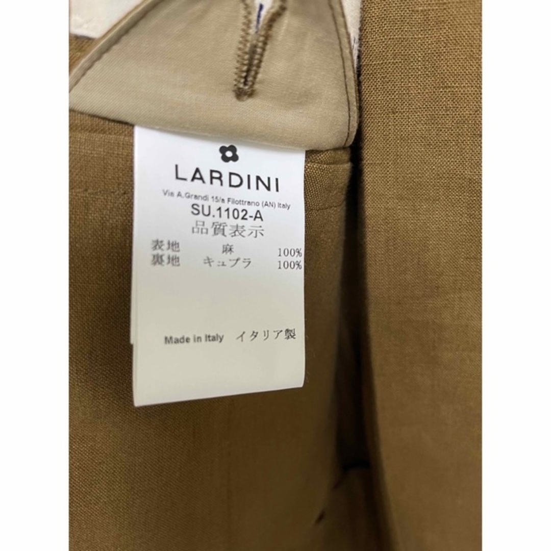 未使用 LARDINI  SARTORIA リネンスーツ サイズ 46 直し済