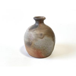 送関込 備前焼 古備前 羅未麗初舟徳利 時代箱 V R5689C - crumiller.com