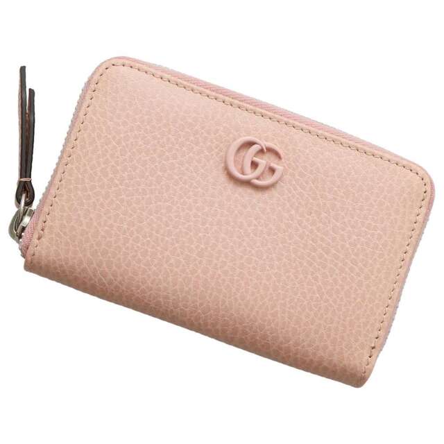 グッチ カードケース GGマーモント レザー 644412 GUCCI 名刺入れ ピンク 【冬バーゲン☆】 19008円 