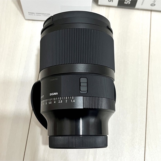 SIGMA(シグマ)の美品　SIGMA 50mm F1.4 DG DN Art ソニーE用 スマホ/家電/カメラのカメラ(レンズ(単焦点))の商品写真