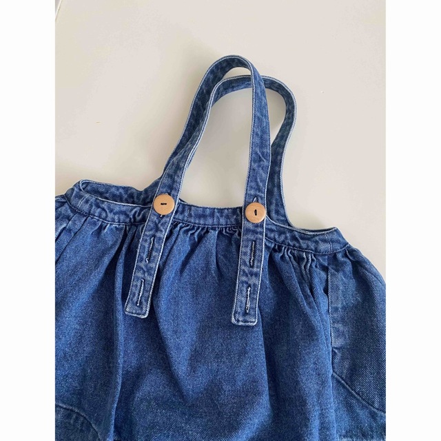 SOOR PLOOM(ソーアプルーム)のsoor ploom 19aw Eloise Pinafore Denim 4y キッズ/ベビー/マタニティのキッズ服女の子用(90cm~)(スカート)の商品写真