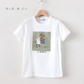 ヤエカ(YAECA)のR&D.M.Co-✨オールドマンズテーラー クルーネック プリントTシャツ日本製(Tシャツ(半袖/袖なし))