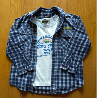 ラングラー(Wrangler)のラングラー　120cm半袖Tシャツ・長袖シャツ2枚セット　Wrangler(Tシャツ/カットソー)