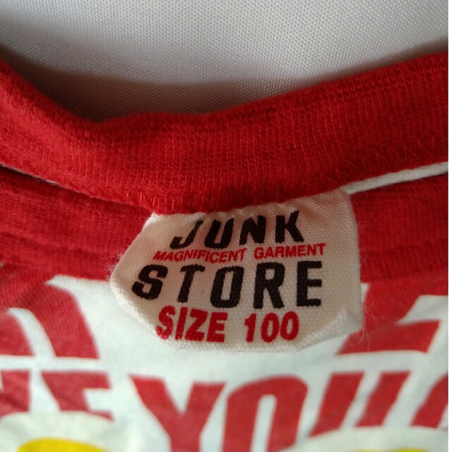 JUNK STORE(ジャンクストアー)のJUNK STORE Tシャツ 100cm キッズ/ベビー/マタニティのキッズ服男の子用(90cm~)(Tシャツ/カットソー)の商品写真