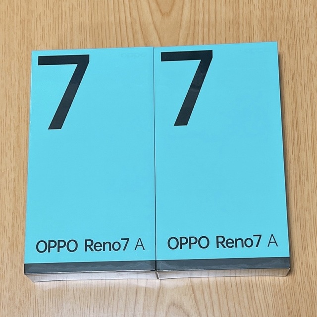 【新品未開封】OPPO Reno7 Aスターリーブラック 計2台