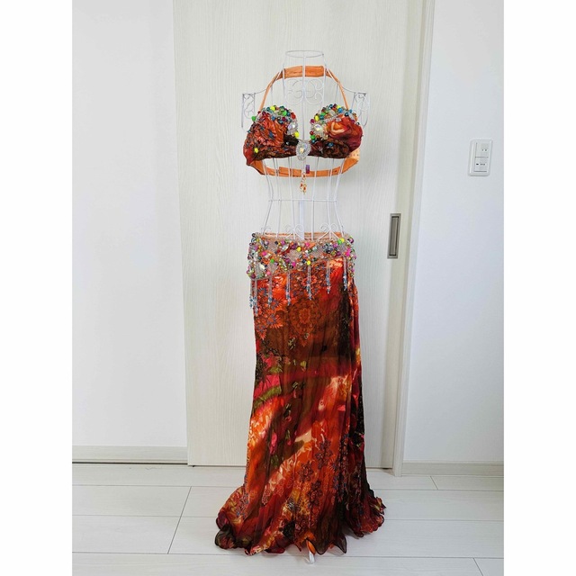 日本国内正規品 ⭐︎最終値下げ⭐︎ 【Hanan】ベリーダンス衣装 オレンジ色 15000円 スポーツ/アウトドアその他 PINTUPLASTCOMVE ※値下げ‼︎※ベリーダンス 衣装 オリエンタル ハナン Hanan