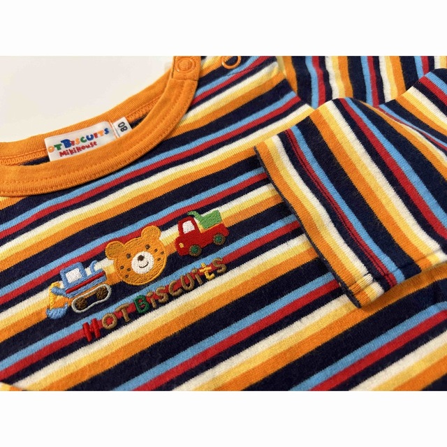 HOT BISCUITS(ホットビスケッツ)のミキハウス  キッズ長袖服 キッズ/ベビー/マタニティのベビー服(~85cm)(Ｔシャツ)の商品写真