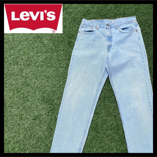 Levi's(リーバイス)のリーバイス 550 W34 L32 ライトブルーデニムジーンズUSA1997年製 メンズのパンツ(デニム/ジーンズ)の商品写真