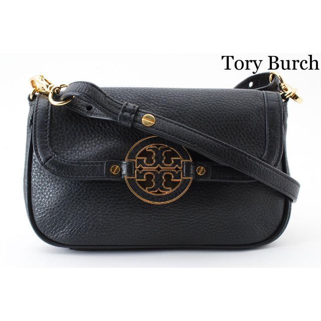 極美品 TORY BURCH レザー フレミング 2WAY ショルダーバッグ 黒