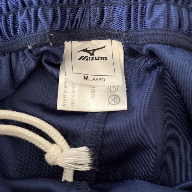 MIZUNO(ミズノ)のサッカー　ズボン　Mサイズ　青　ユニフォーム　USED スポーツ/アウトドアのサッカー/フットサル(ウェア)の商品写真