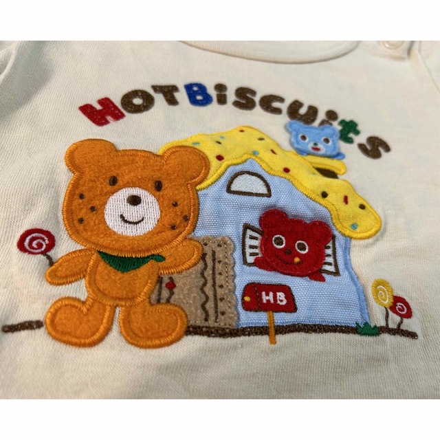 HOT BISCUITS(ホットビスケッツ)のミキハウス  長袖服 キッズ/ベビー/マタニティのベビー服(~85cm)(Ｔシャツ)の商品写真