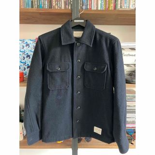 ネイバーフッド(NEIGHBORHOOD)のNEIGHBORHOOD 12aw CPOシャツ ネイビー Sサイズ(シャツ)