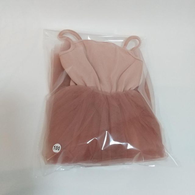 ワンピース　チュール　ピンク　チュチュ　プリンセス　スカート　ドレス　100 キッズ/ベビー/マタニティのキッズ服女の子用(90cm~)(ワンピース)の商品写真