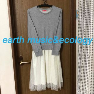 アースミュージックアンドエコロジー(earth music & ecology)のearth music&ecology ワンピース  レディス  F(ひざ丈ワンピース)