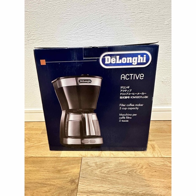 DeLonghi ドリップコーヒーメーカー ICM12011J-BK