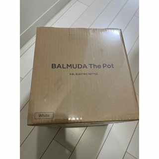 バルミューダ(BALMUDA)のBALMUDA The Pot K07A-WH ホワイト(電気ケトル)