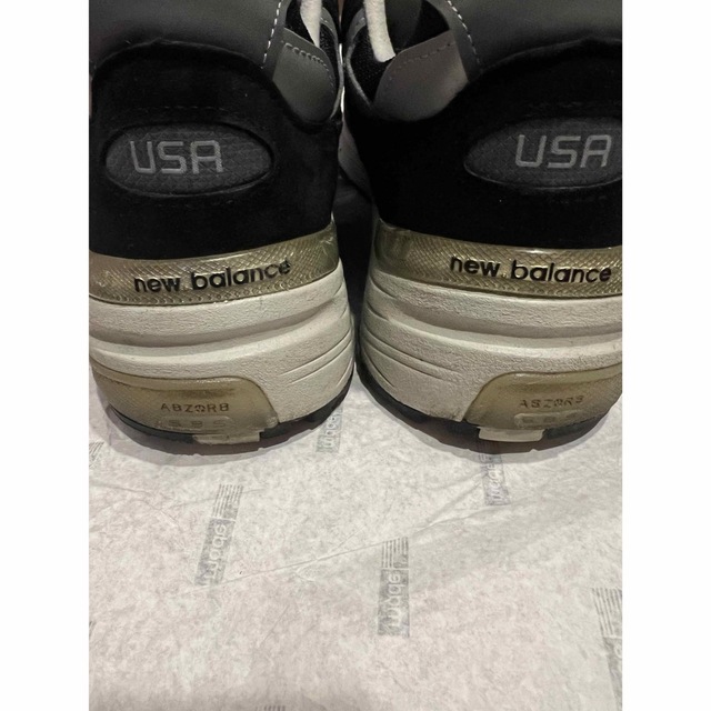 New Balance(ニューバランス)のNEWBALANCE 992 EB ブラック 26.5 専用 メンズの靴/シューズ(スニーカー)の商品写真