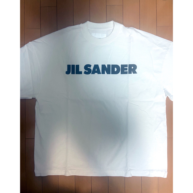 JIL SANDER ジルサンダーホワイト オーバーサイズ ロゴTシャツ