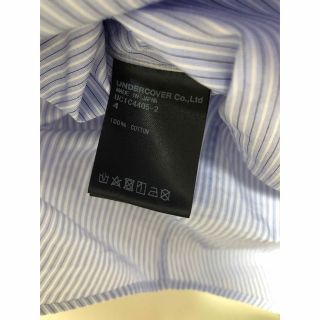 UNDERCOVER - undercover ストライプコラージュ長袖シャツ 新品未使用