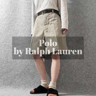 ポロラルフローレン(POLO RALPH LAUREN)の【ラルフローレン】90s クラシック チノパン ワイド ショーツ ハーフパンツ(ショートパンツ)