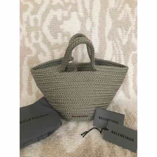 バレンシアガ(Balenciaga)の◆美品◆ Balenciaga Ibiza ロゴ パッチ バスケット バッグ(トートバッグ)