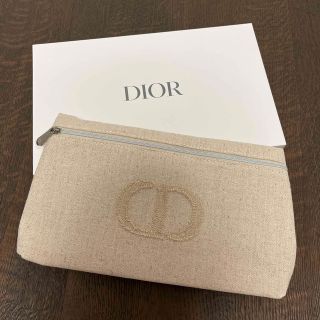 ディオール(Dior)のDior ノベルティポーチ　麻(ポーチ)