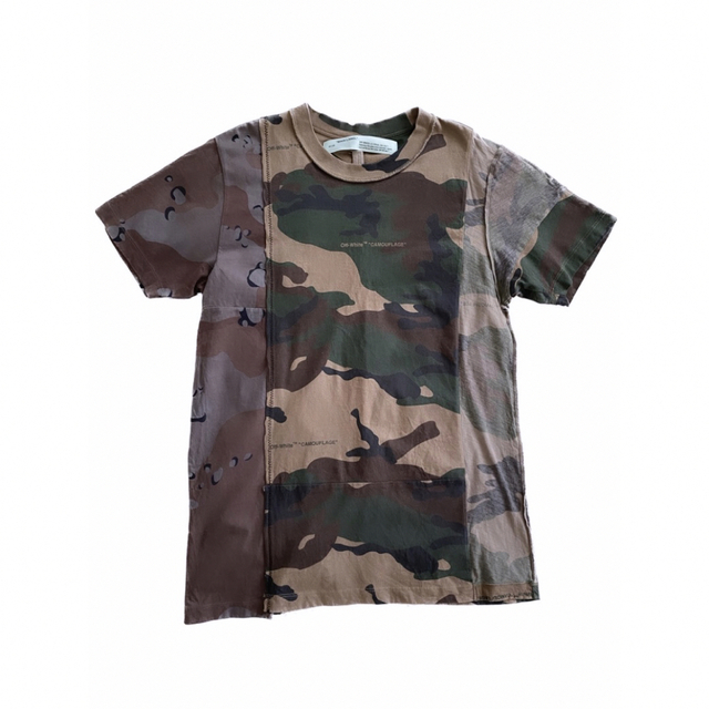 OFF WHITE オフホワイト カモフラージュ柄 Tシャツ Sサイズ OFF WHITE オフホワイト カモフラージュ柄 Tシャツ Sサイズ