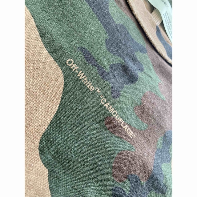 OFF WHITE オフホワイト カモフラージュ柄 Tシャツ Sサイズ OFF WHITE オフホワイト カモフラージュ柄 Tシャツ Sサイズ