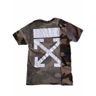 OFF WHITE オフホワイト カモフラージュ柄 Tシャツ Sサイズ