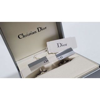 ディオールオム(DIOR HOMME)の正規レア ディオールオム CDロゴ文字 バイカラーレクタンギュラーカフス 付属有(カフリンクス)