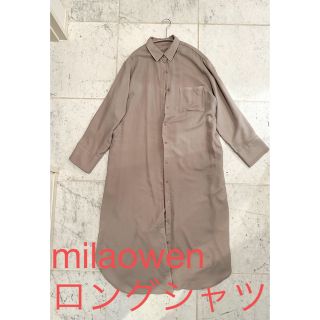 ミラオーウェン(Mila Owen)のmilaowenロングシャツ(シャツ/ブラウス(長袖/七分))