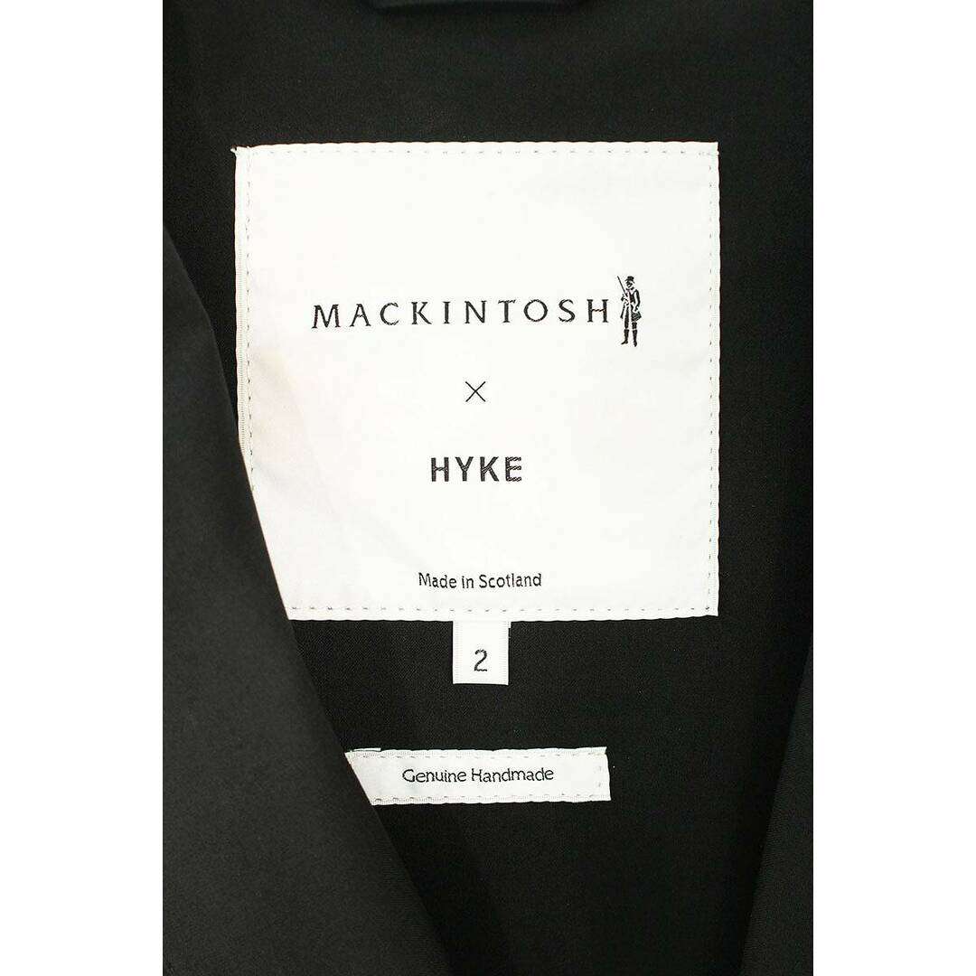 MACKINTOSH(マッキントッシュ)のマッキントッシュ ×ハイク HYKE ゴム引きロングコート  レディース 2 レディースのジャケット/アウター(その他)の商品写真