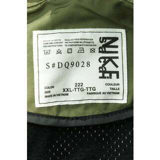 ナイキ ×サカイ Sacai  NRG Trench Jacket DQ9028-010 ロゴプリントナイロンコート メンズ S