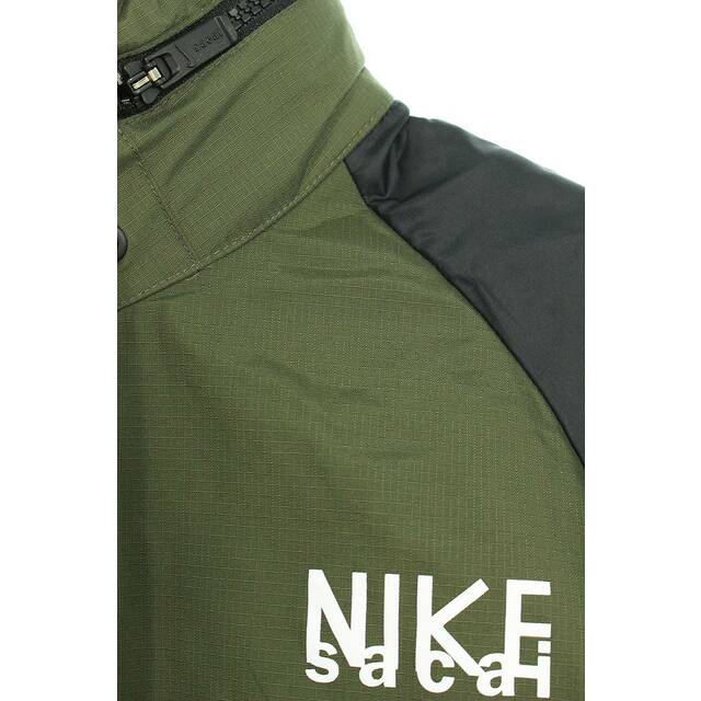 ナイキ ×サカイ Sacai  NRG Trench Jacket DQ9028-222 ロゴプリントナイロンコート メンズ S