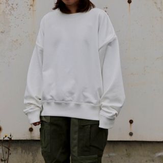 YOKE OVERSIZED PIPING SWEAT SHIRT