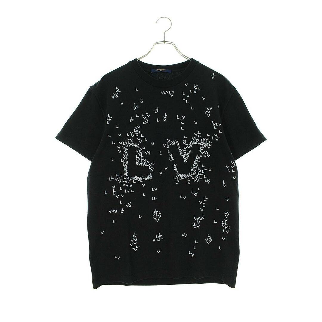 ルイヴィトン 22AW LV 刺繍 スプレッドエンブロイダリー 半袖 Tシャツ-